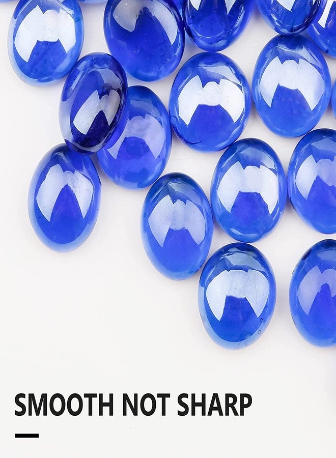 Firstly Glass Pebbles for Aquarium Decorative Plants Vase Filler Craft Garden Decoration, Decorative Stones/Pebbles (200g) (Blue Cobalt) - Image 4